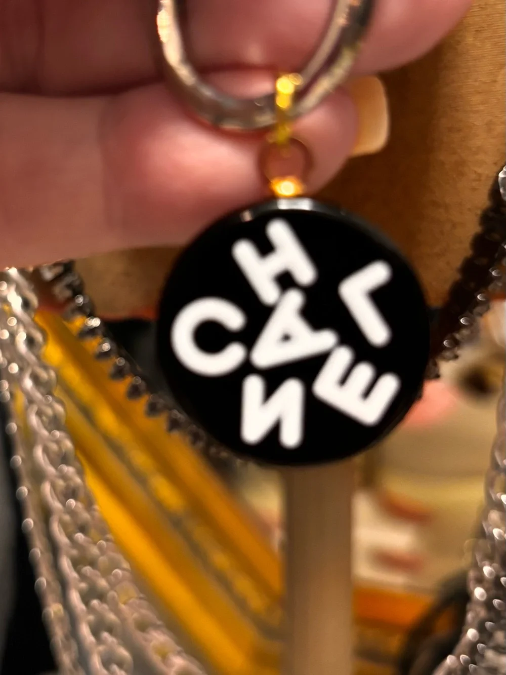 Vintage CHANEL Ribbon Lanyard